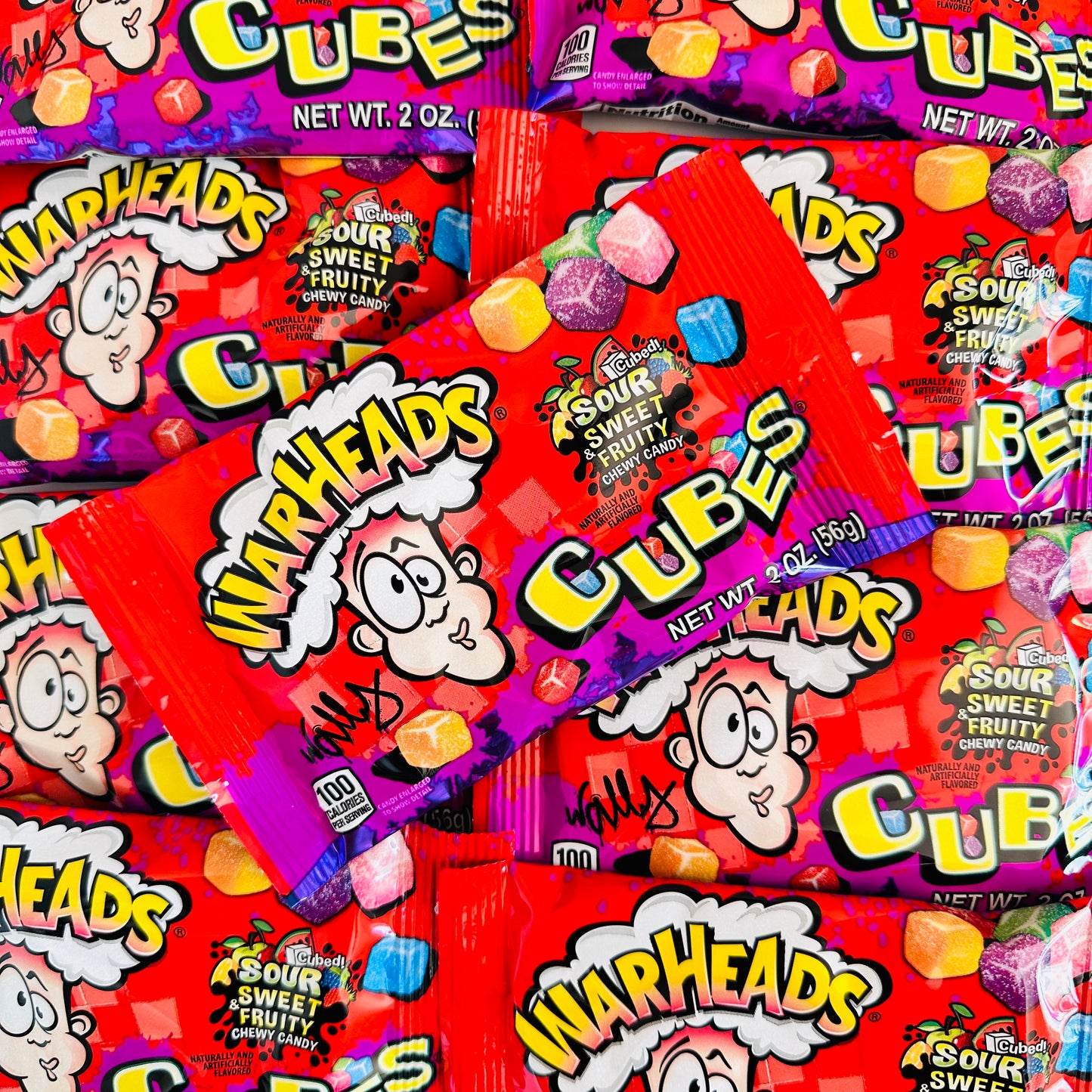 Warheads Cubes Pouch 56g