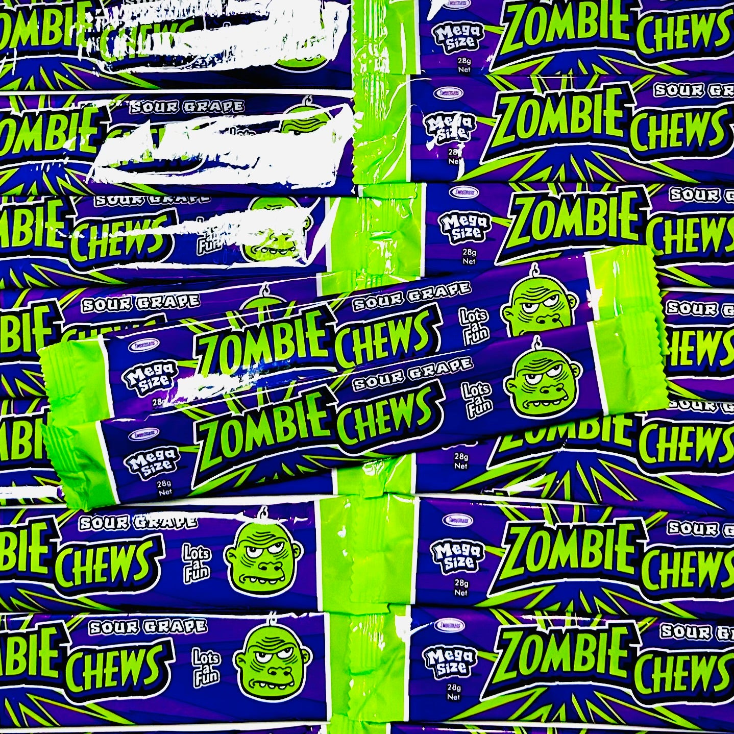 Zombie Chews- Sour Grape 28g