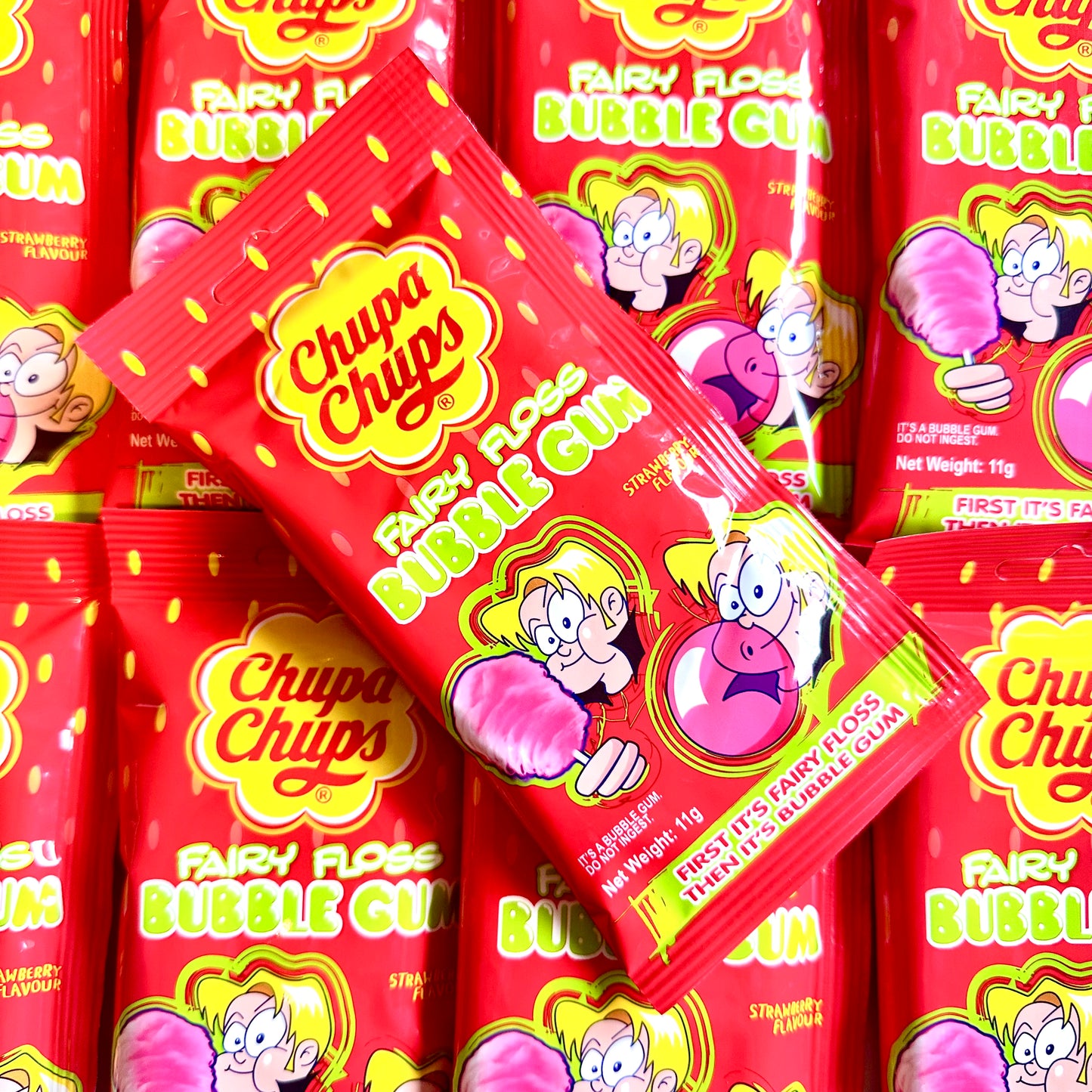 DATED Chupa Chups Fairy Floss Bubble Gum