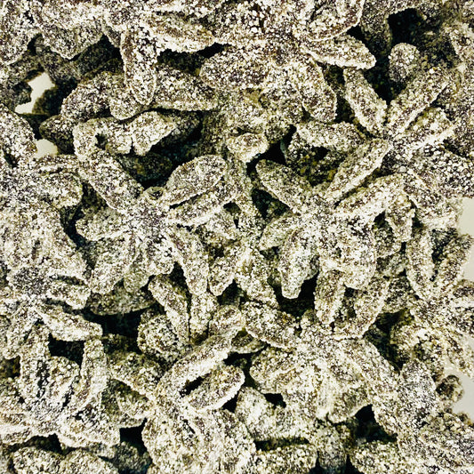 Sugared Black Spiders