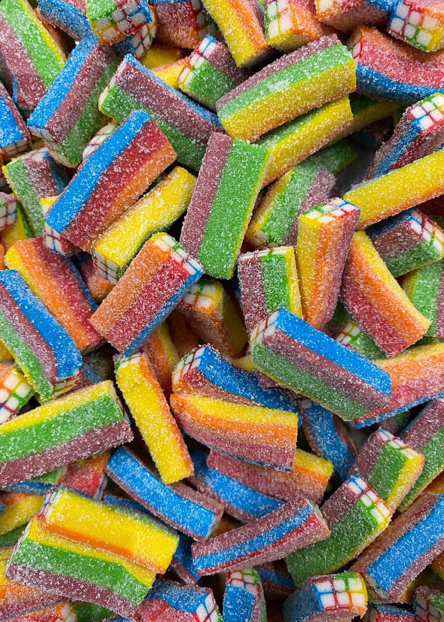 Sour Rainbow Bricks