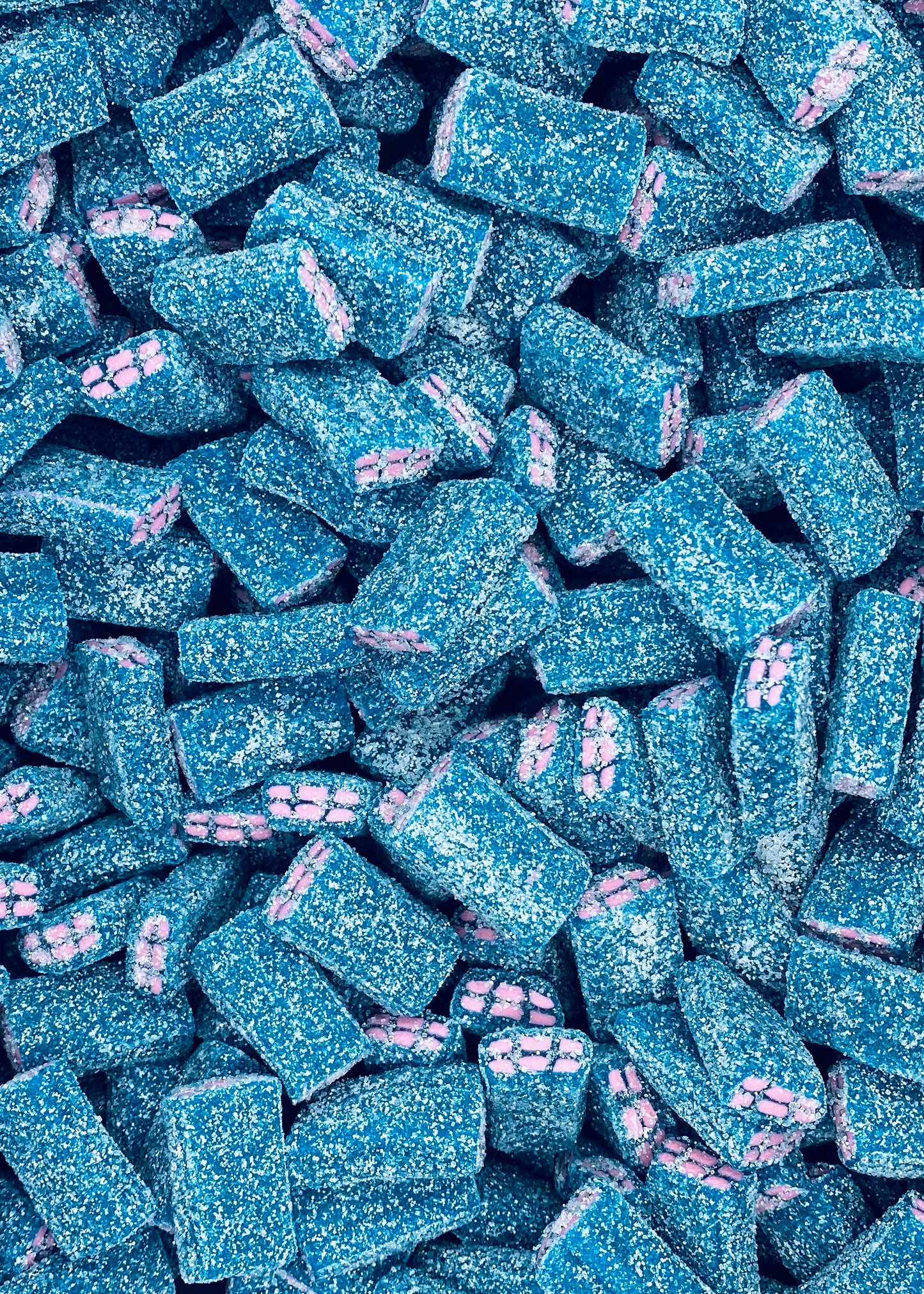 Fizzy Blue Raspberry Bricks