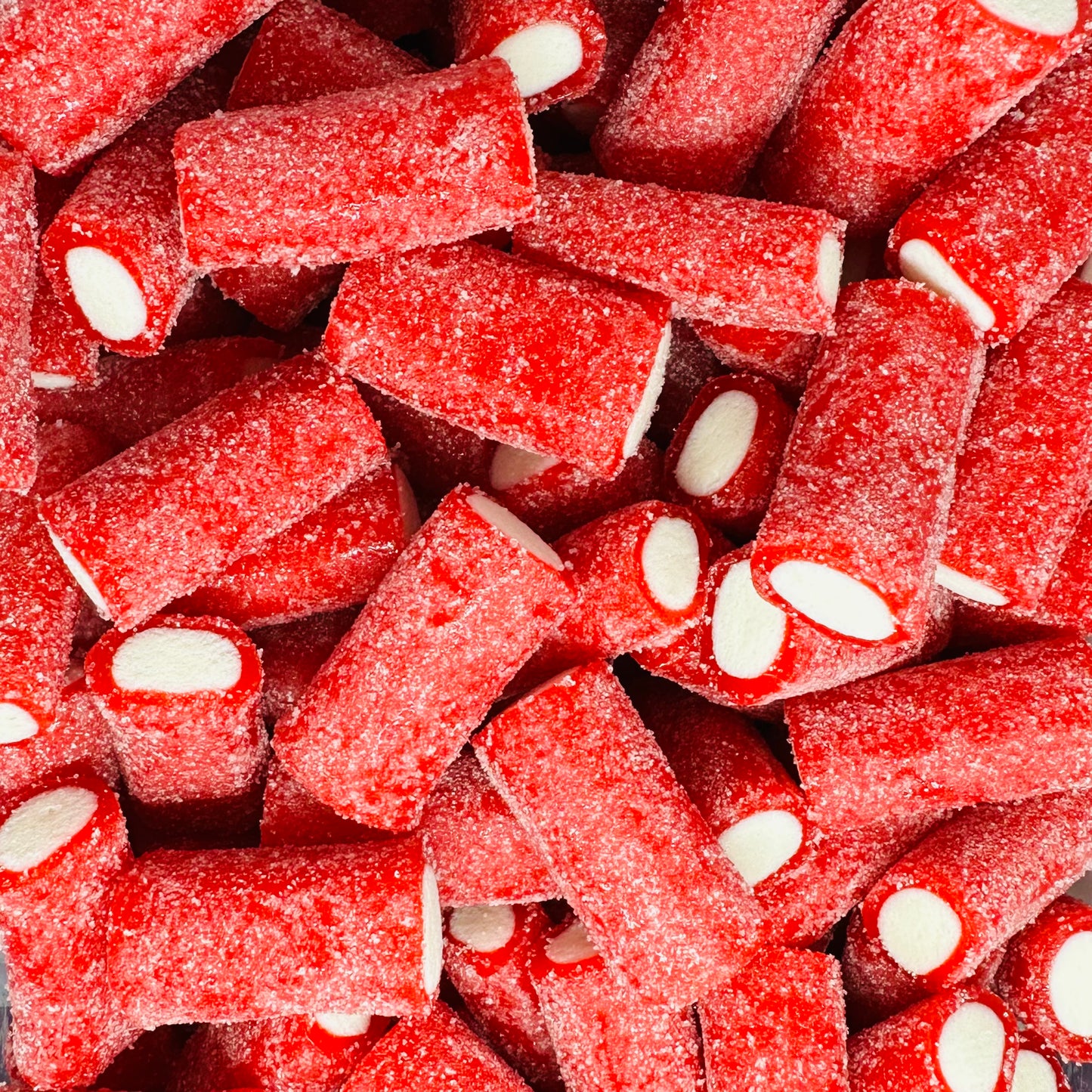 Sour Strawberry Mini Jumbo Tubes