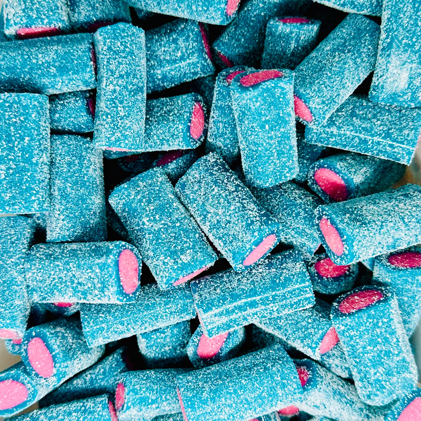 Sour Blue Mini Jumbo Tubes