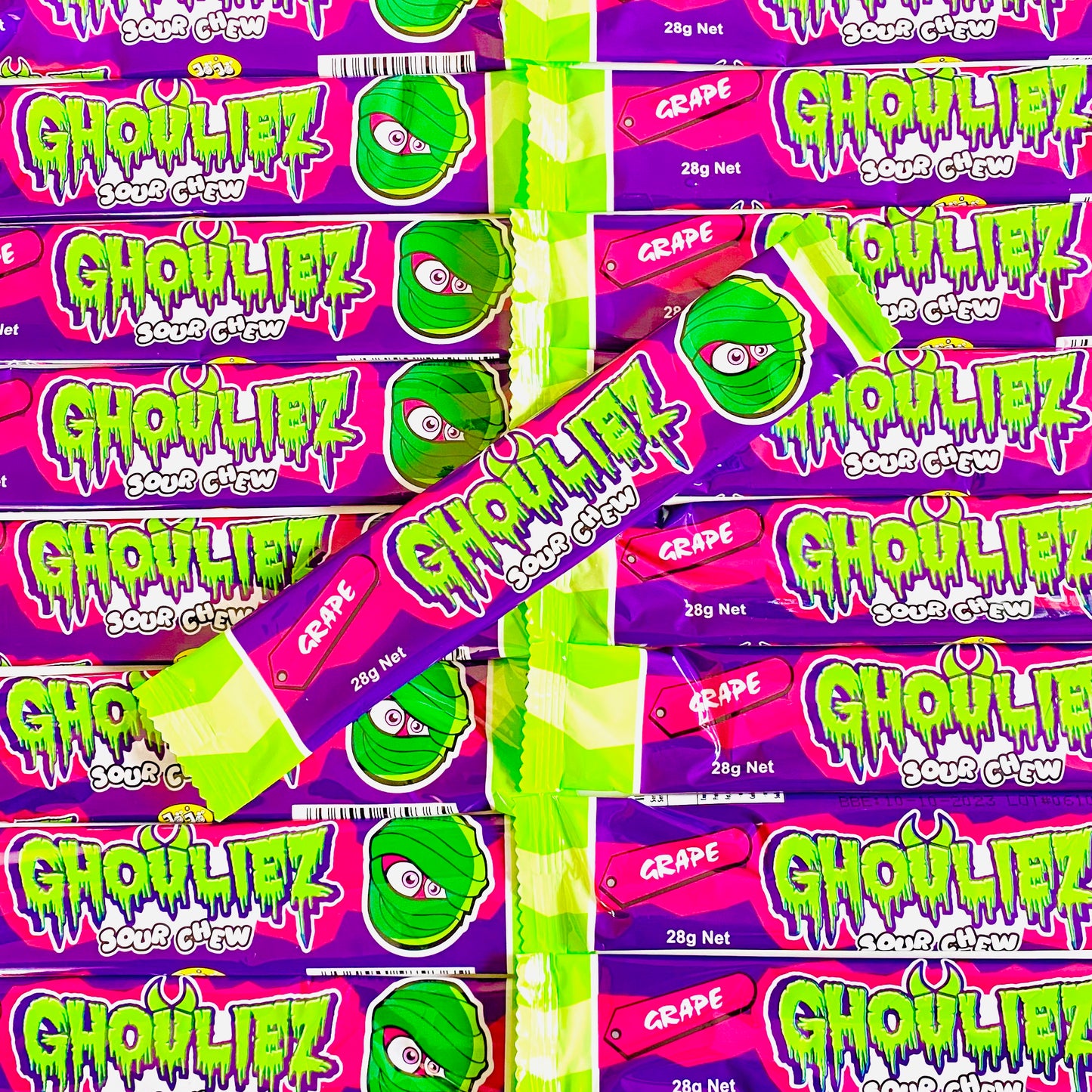 Ghouliez Sour Grape Chew Bar 28g