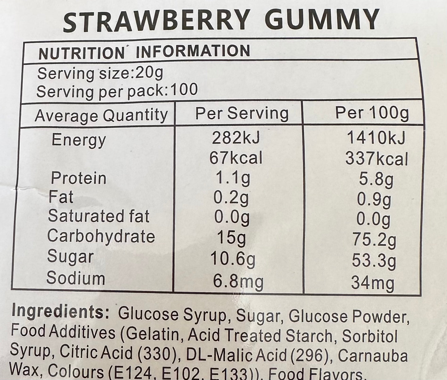 Gummy Strawberries