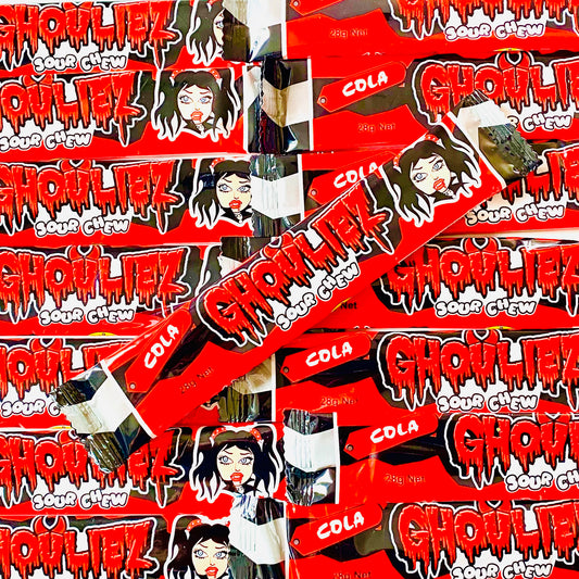 DATED Ghouliez Sour Cola Chew Bar 28g